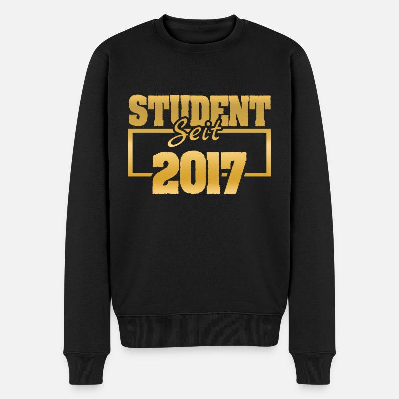 seit 2017 - Männer Premium Bio Pullover - Schwarz