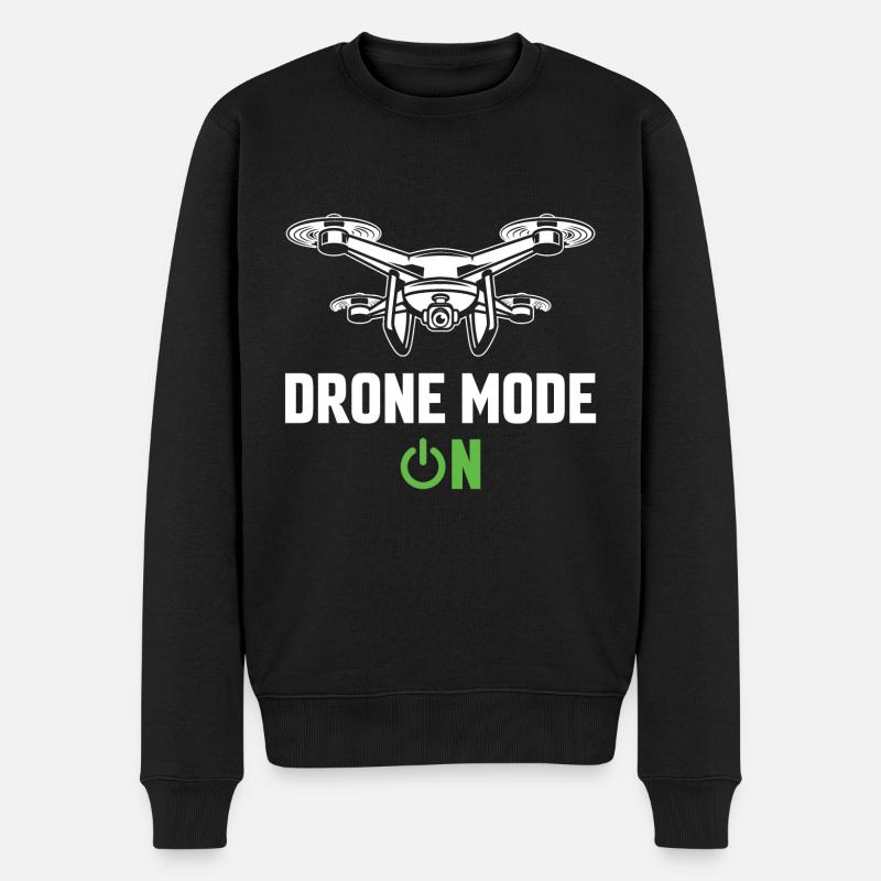Mode drone activé - Pull Premium bio Homme - noir