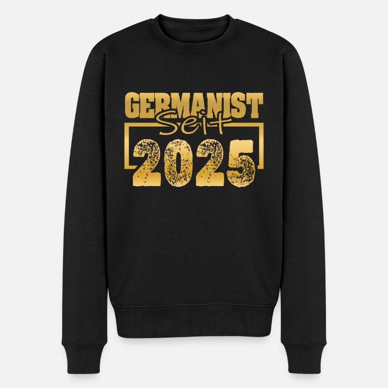 Uni 2025 - Männer Premium Bio Pullover - Schwarz