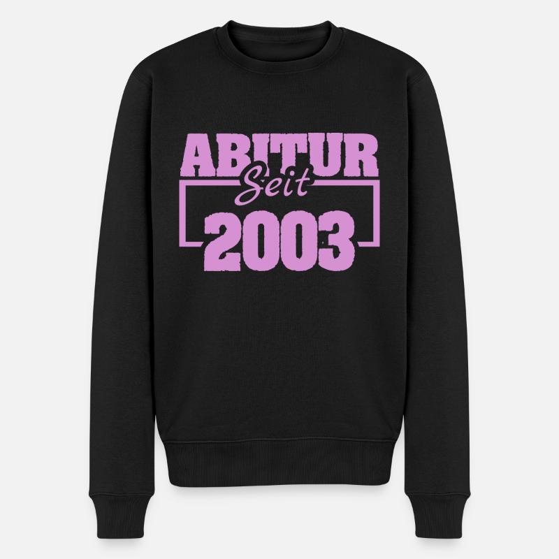 2003 - Männer Premium Bio Pullover - Schwarz