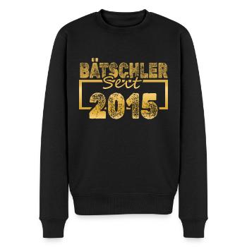 2015 - Men's Premium Organic Jumper - black - Front - Nico (187cm)