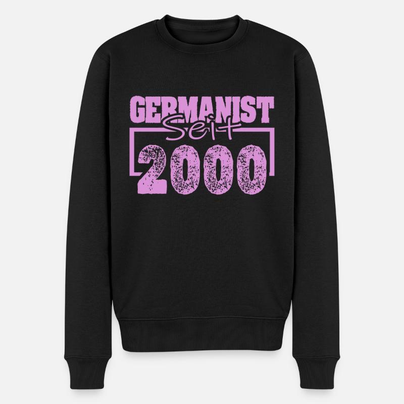 Jahrgang 2000 - Männer Premium Bio Pullover - Schwarz