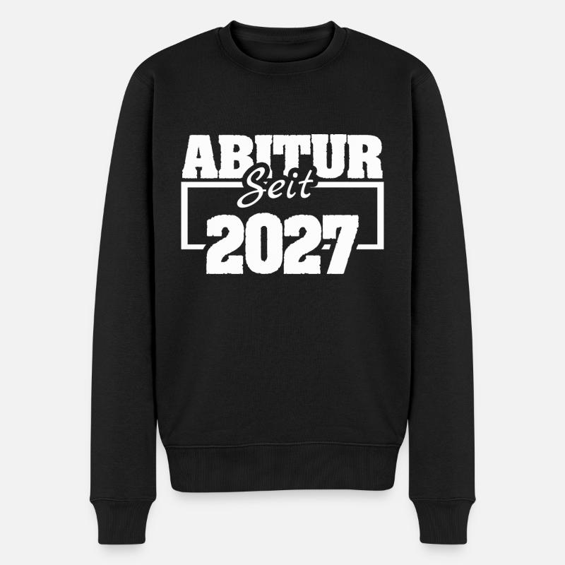 2027 - Männer Premium Bio Pullover - Schwarz