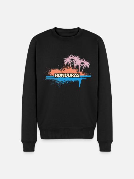 Gift for Honduras - Men's Premium Organic Jumper - black
