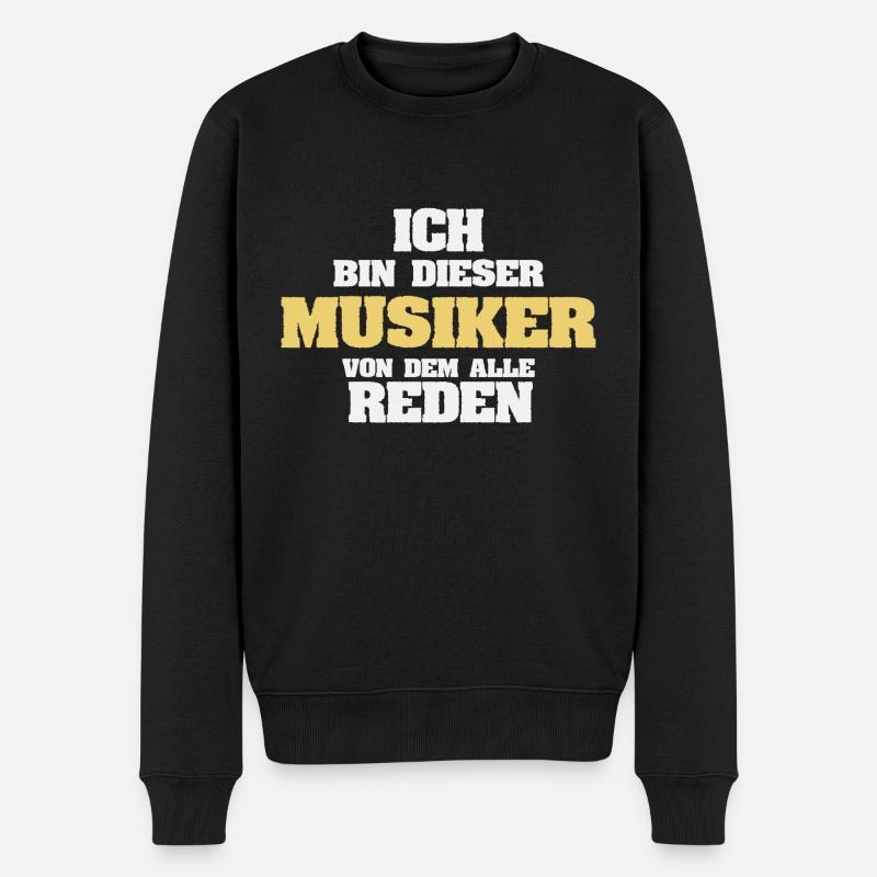 Cadeau pour les musiciens - Pull Premium bio Homme - noir
