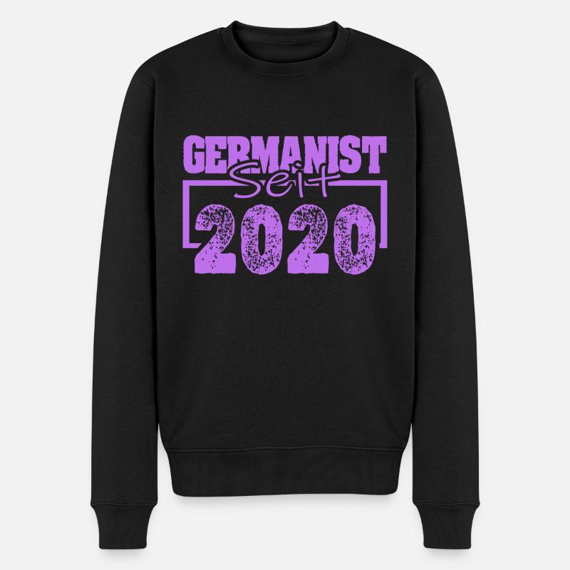 2020 - Männer Premium Bio Pullover - Schwarz