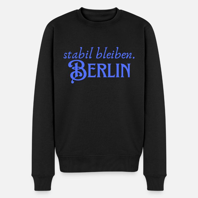 Rester stable à Berlin - Pull Premium bio Homme - noir