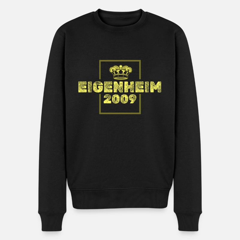 Bauherr 2009 - Männer Premium Bio Pullover - Schwarz