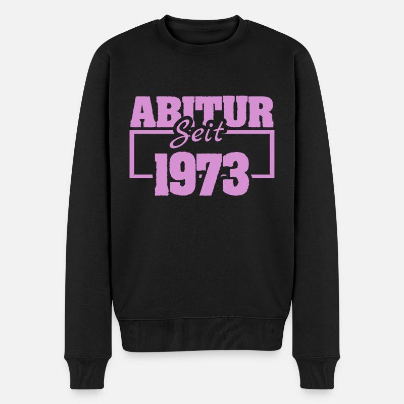 Abi 1973 - Männer Premium Bio Pullover - Schwarz