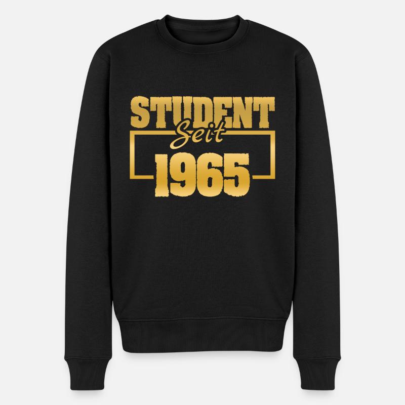 1965 1965 - Männer Premium Bio Pullover - Schwarz