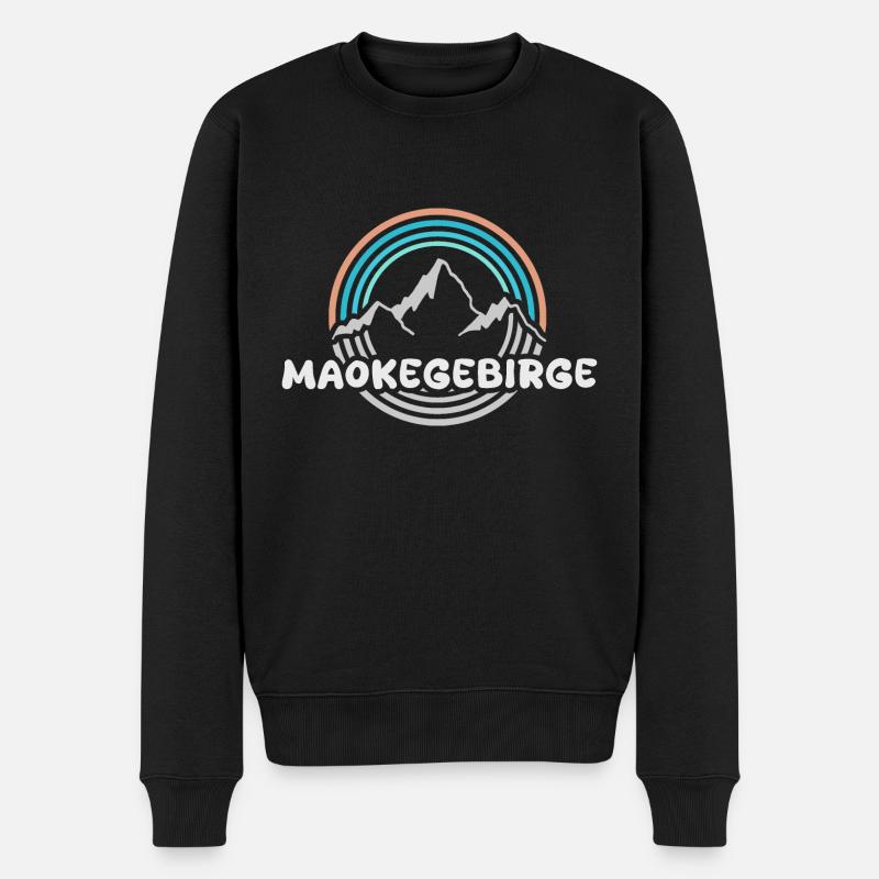 Monts Maoke - Pull Premium bio Homme - noir