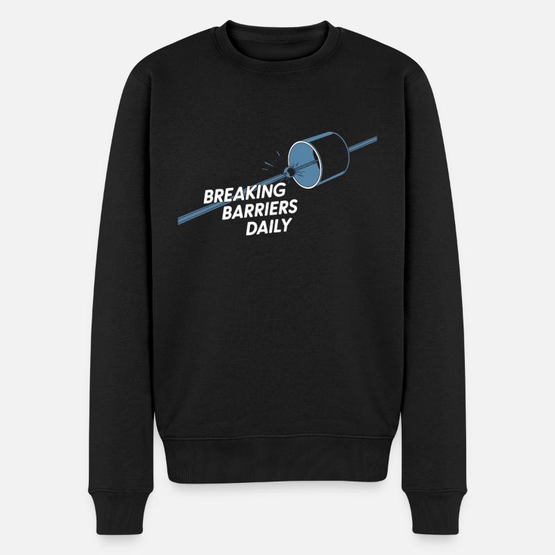 Briser les barrières au quotidien - Pull Premium bio Homme - noir