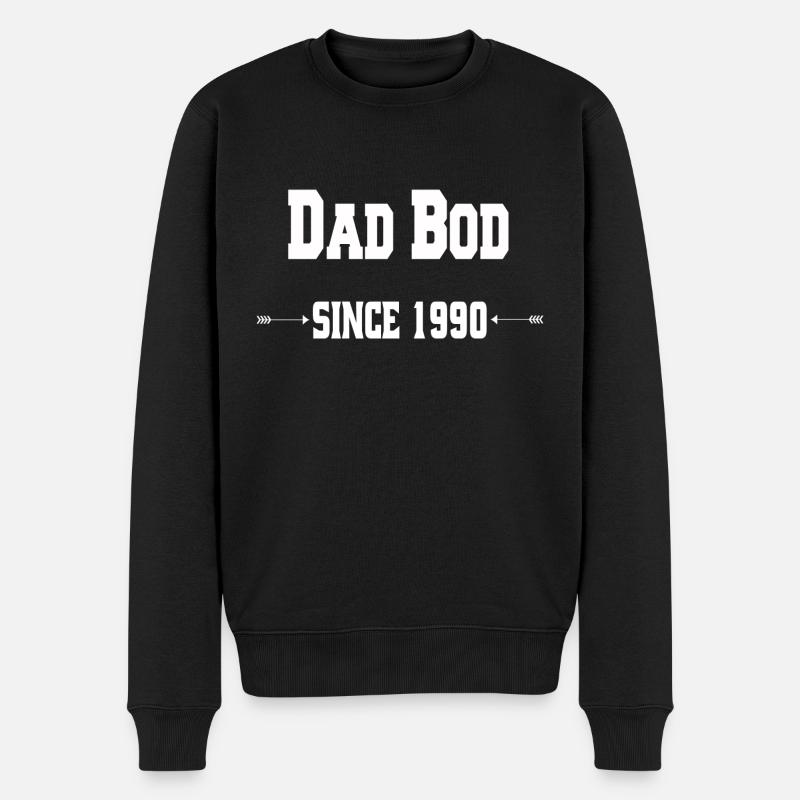 Papa Bod depuis 1990 - Pull Premium bio Homme - noir
