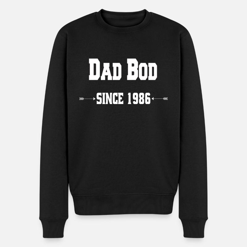 Papa Bod depuis 1986 - Pull Premium bio Homme - noir