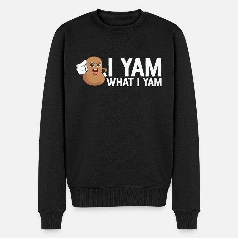 Funny Turkey - Pull Premium bio Homme - noir