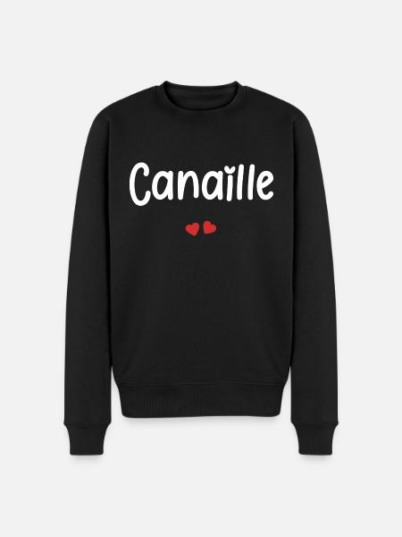Canaille - Pull Premium bio Homme - noir