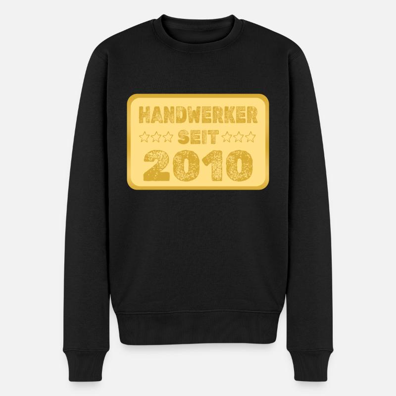 seit 2010 - Männer Premium Bio Pullover - Schwarz