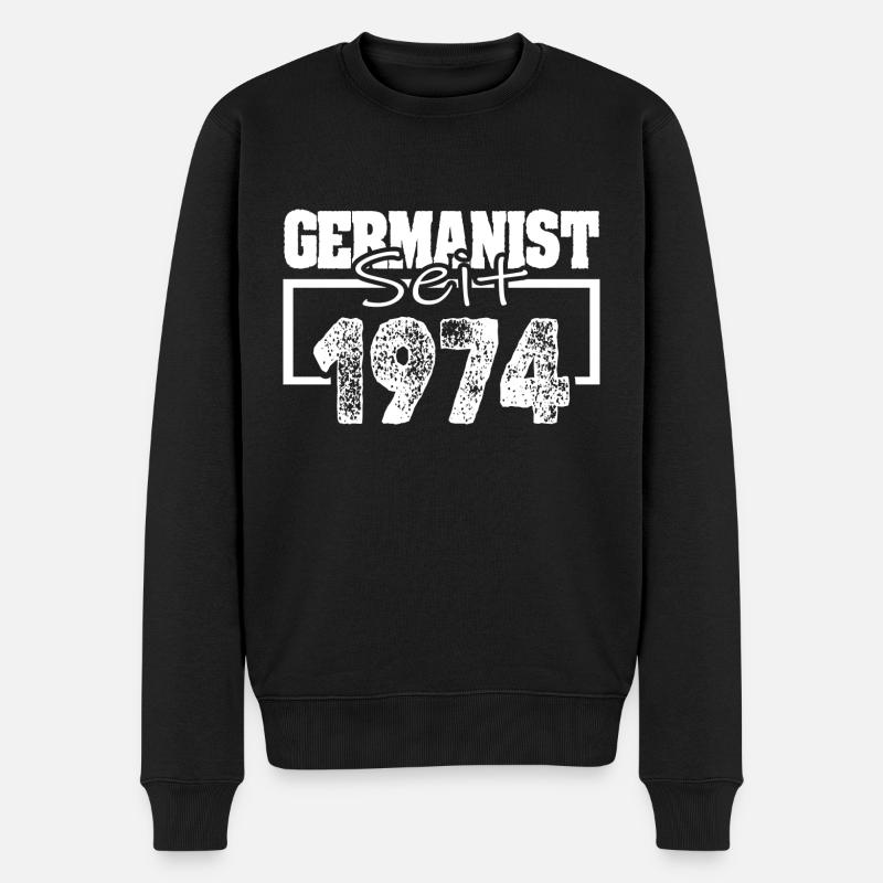 Beruf 1974 - Männer Premium Bio Pullover - Schwarz