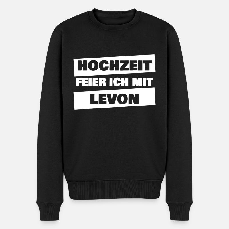 Cadeau pour Levon - Pull Premium bio Homme - noir