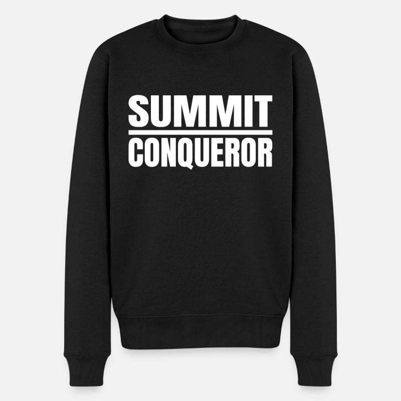 Expériences d’escalade alpine - Pull Premium bio Homme - noir