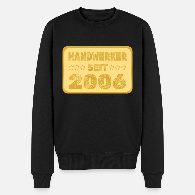 seit 2006 - Männer Premium Bio Pullover - Schwarz