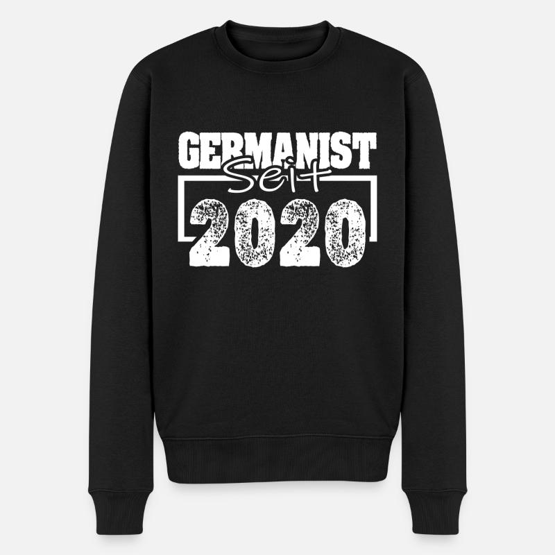 2020 - Männer Premium Bio Pullover - Schwarz
