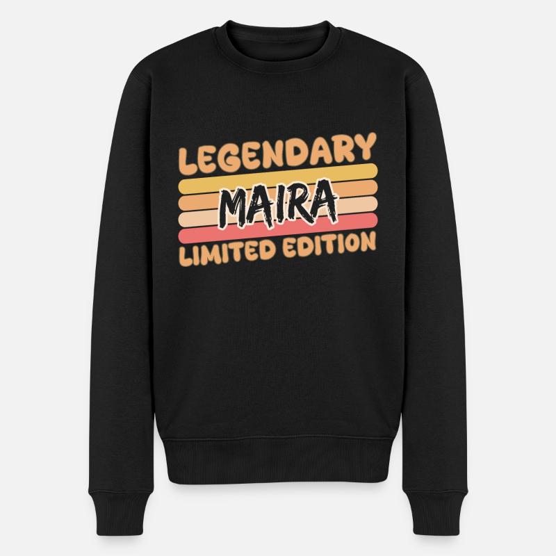 Nom Maira - Pull Premium bio Homme - noir