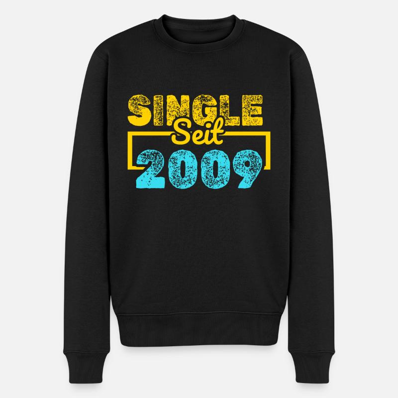 seit 2009 - Männer Premium Bio Pullover - Schwarz