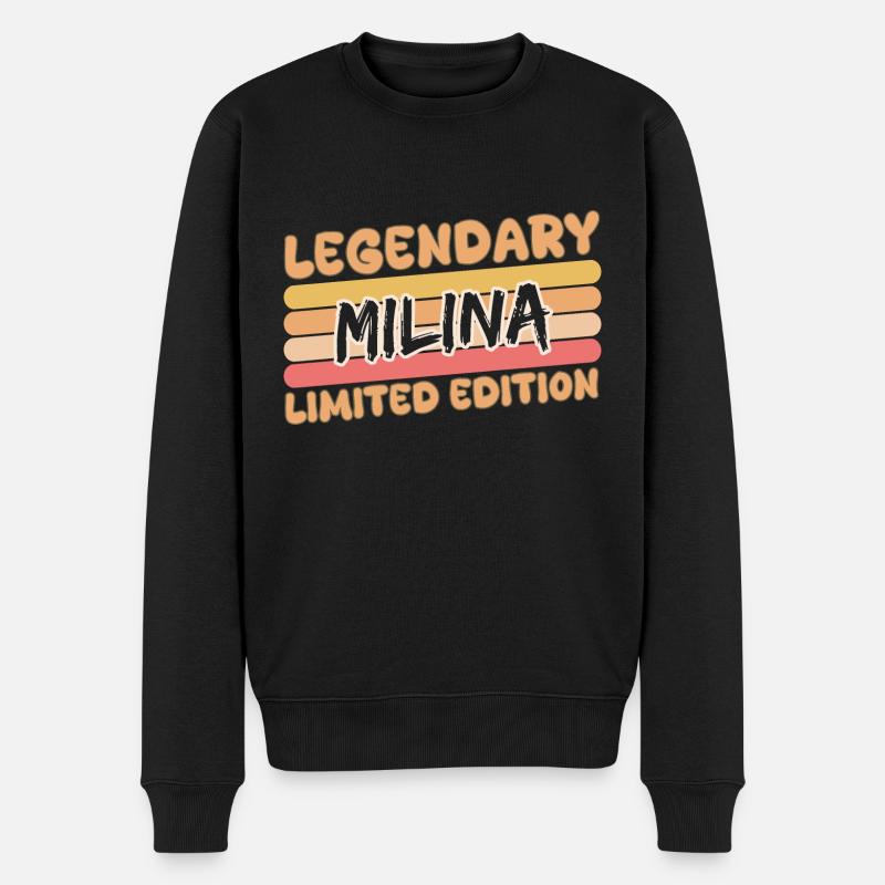 Milina - Pull Premium bio Homme - noir