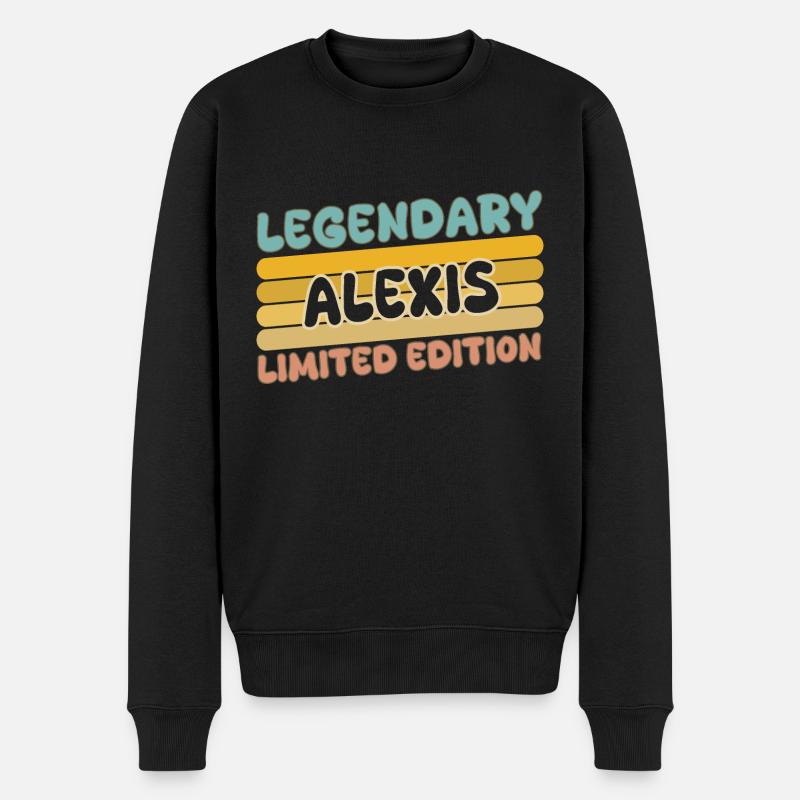 Alexis comme nom - Pull Premium bio Homme - noir