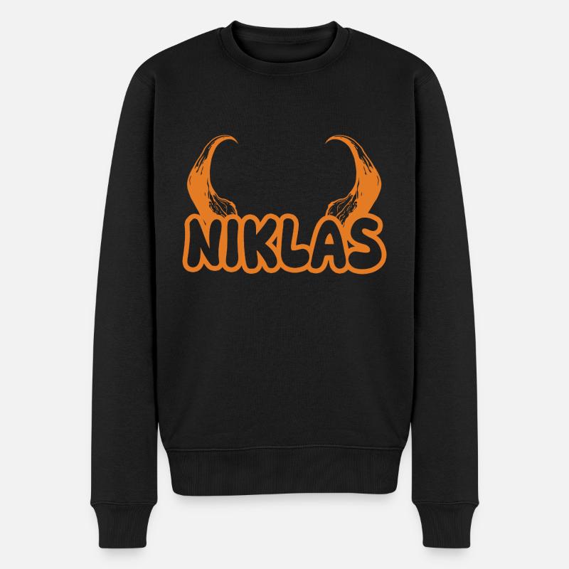 Niklas - Pull Premium bio Homme - noir