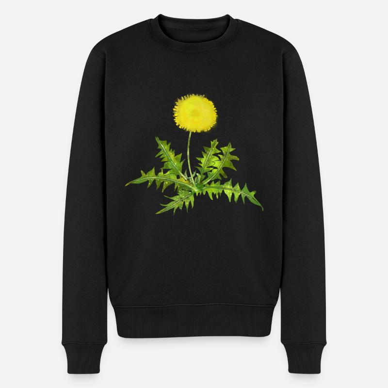 Pissenlit. - Pull Premium bio Homme - noir