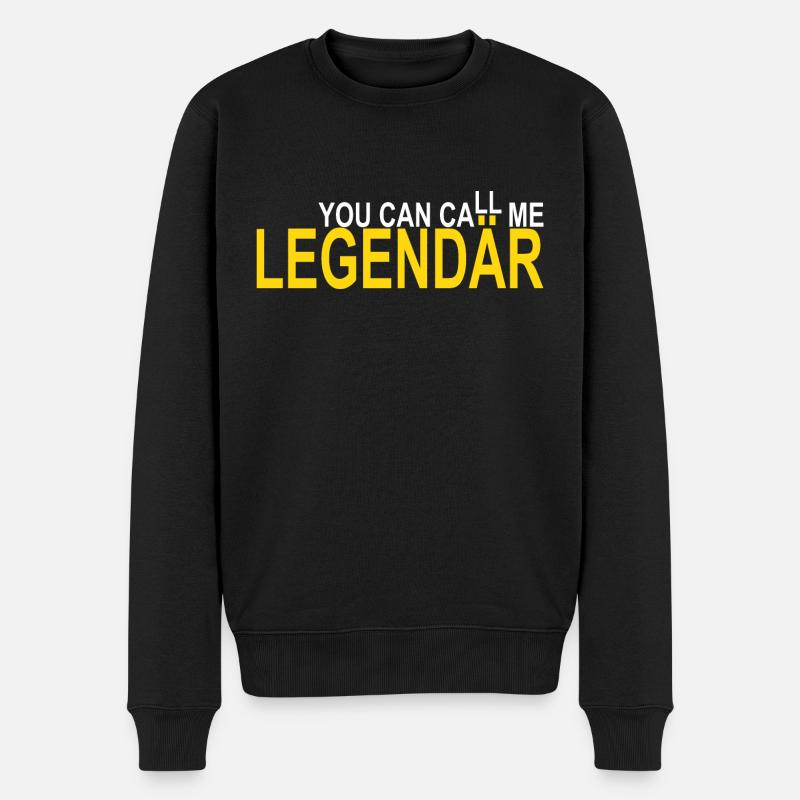 Call me Legendary - Men's Premium Organic Jumper - black