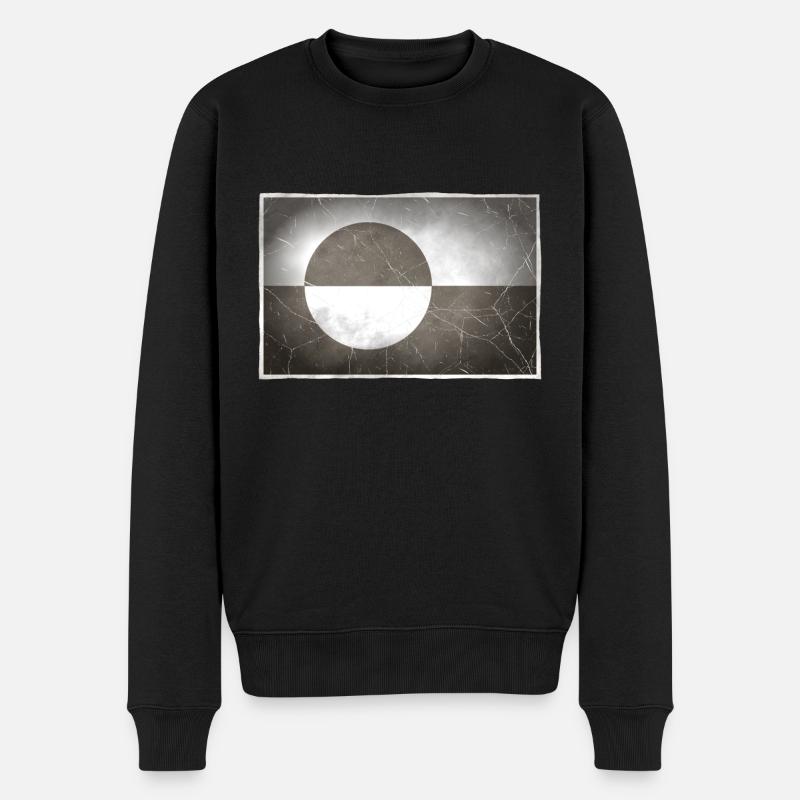 Grönland - Männer Premium Bio Pullover - Schwarz