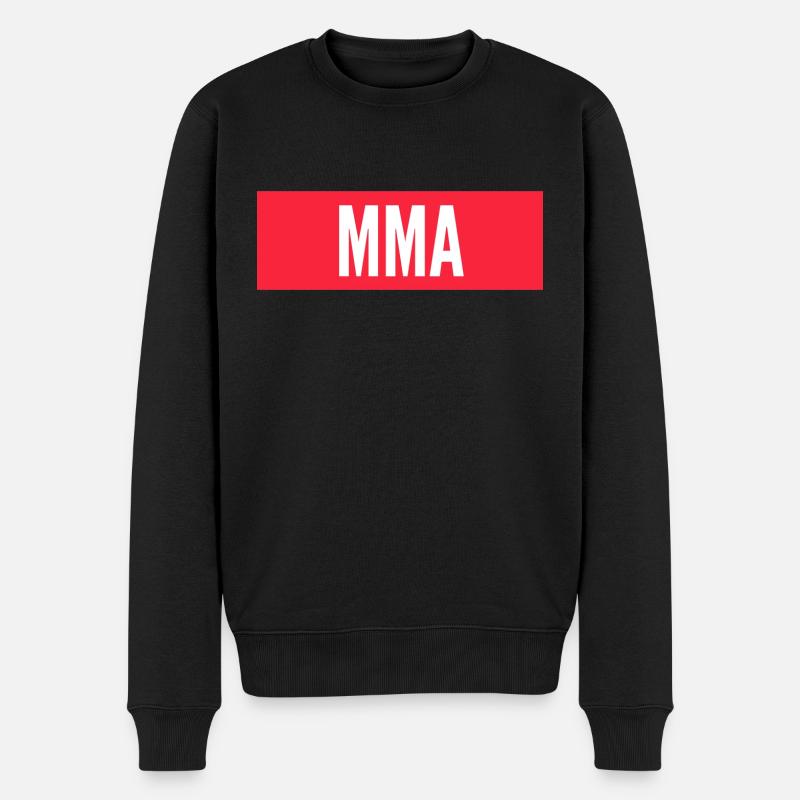 MMA - Männer Premium Bio Pullover - Schwarz