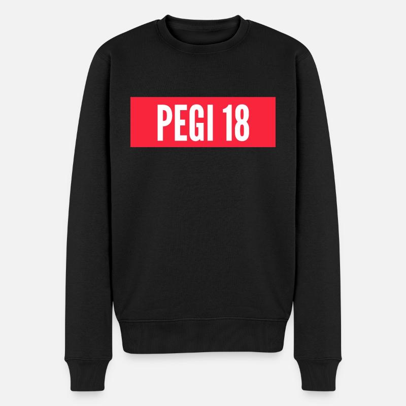 PEGI18 - Pull Premium bio Homme - noir