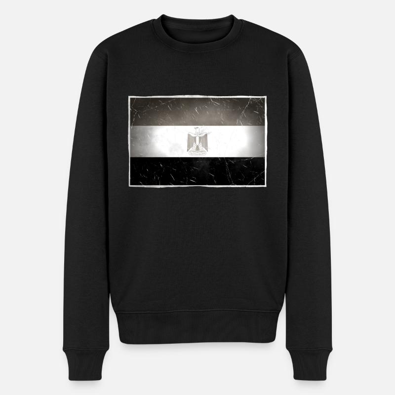 Égypte - Pull Premium bio Homme - noir