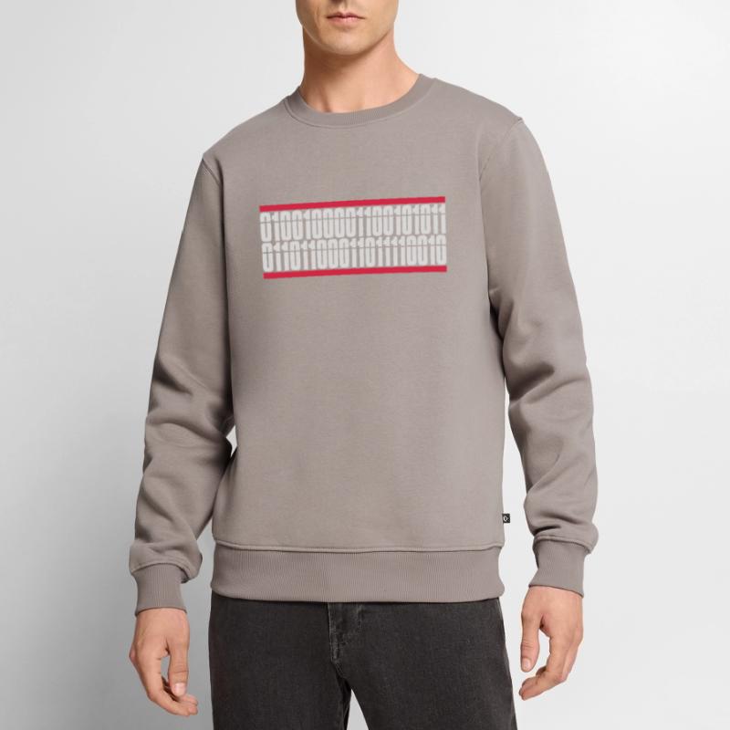 Binär Code Programm Sprache Männer Premium Bio Pullover
