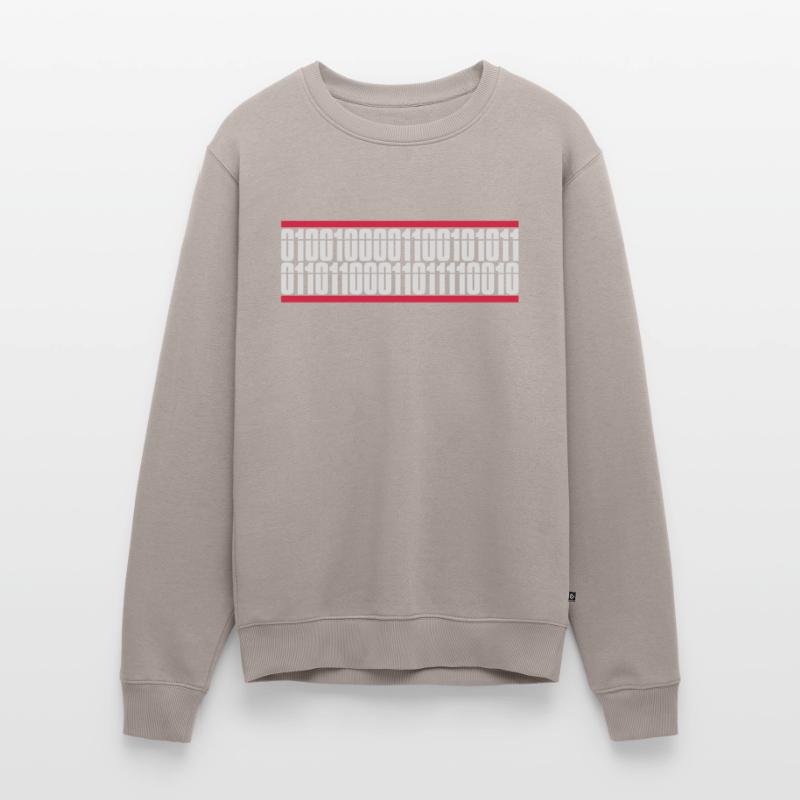 Langage de programme de code binaire Pull Premium bio Homme