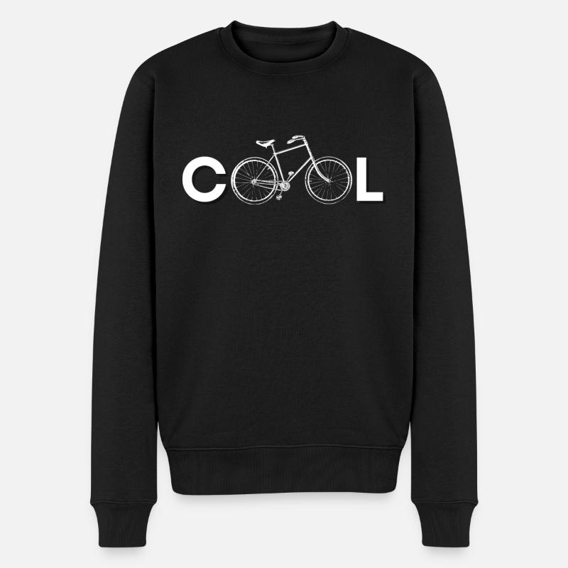 Cool wht - Männer Premium Bio Pullover - Schwarz
