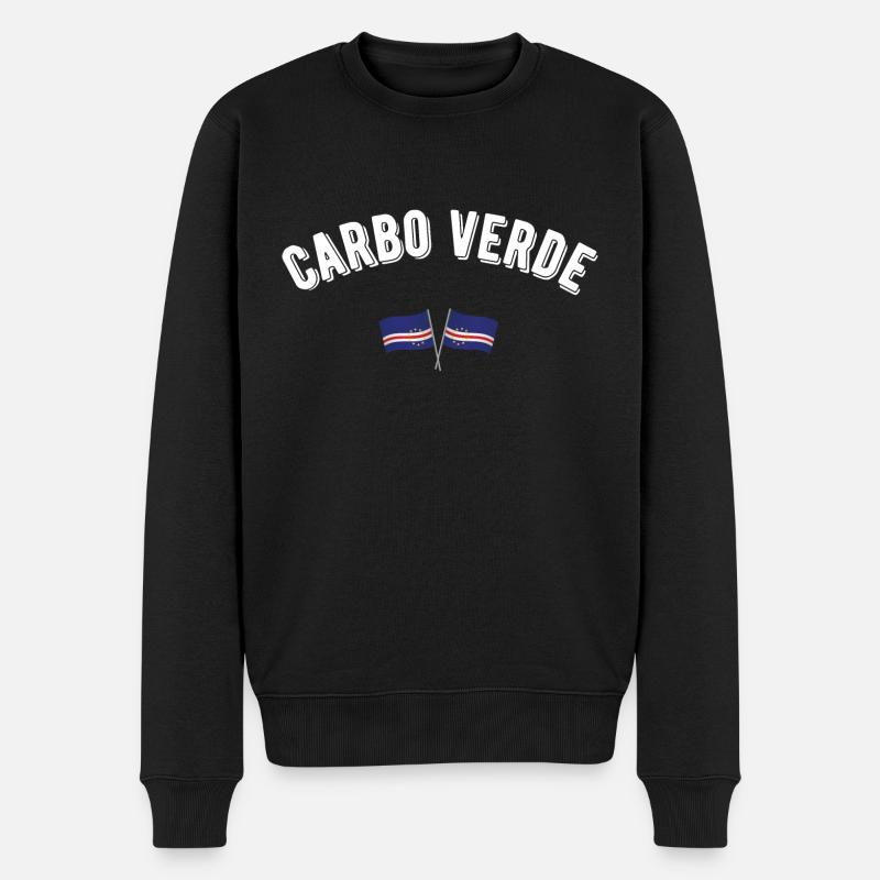 carbo verde - Pull Premium bio Homme - noir