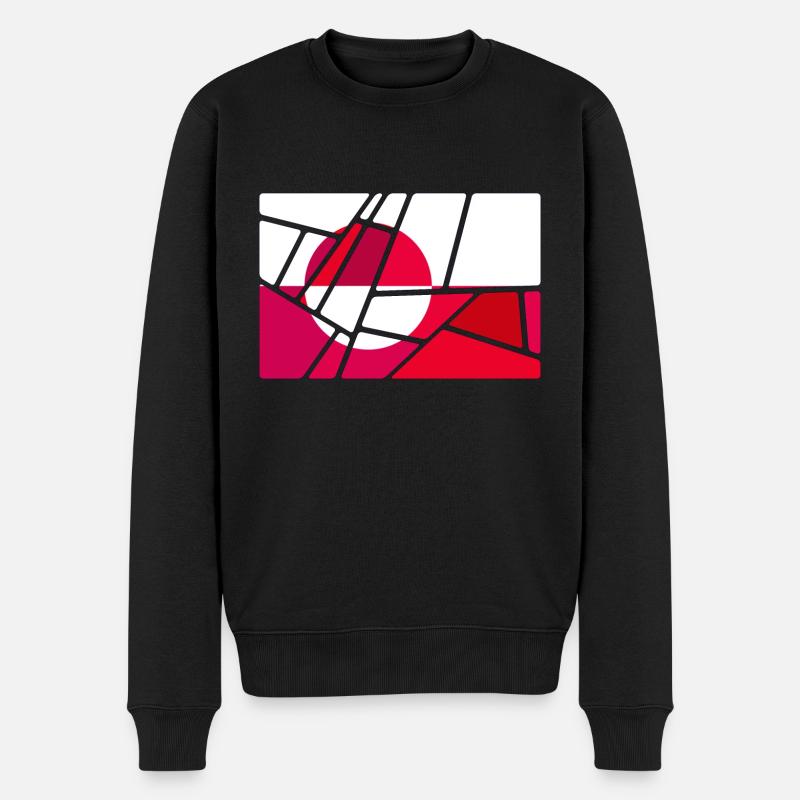 Grönland - Männer Premium Bio Pullover - Schwarz
