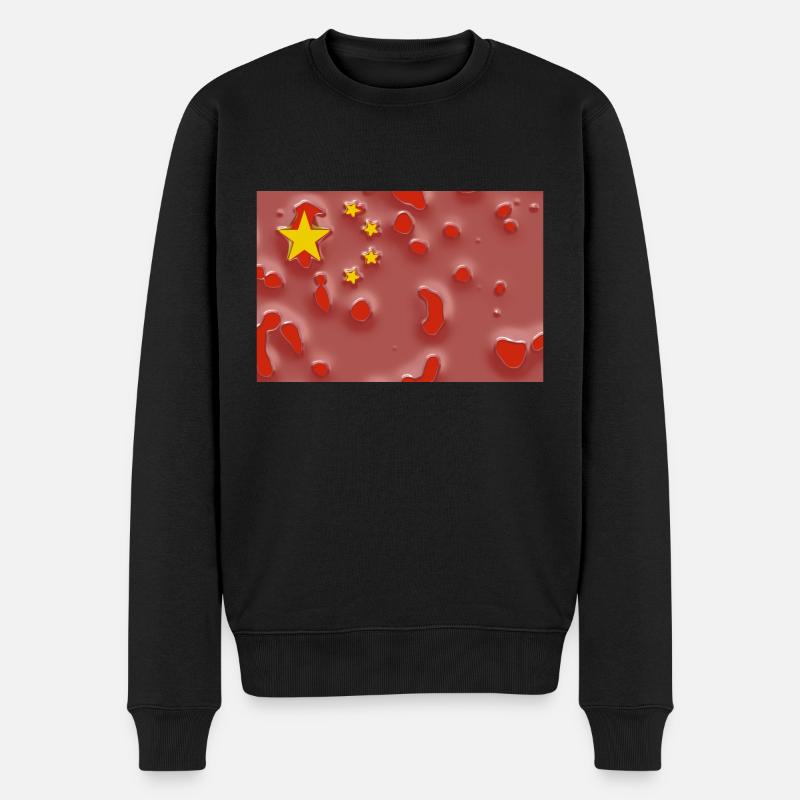 Chine Chine Pays - Pull Premium bio Homme - noir
