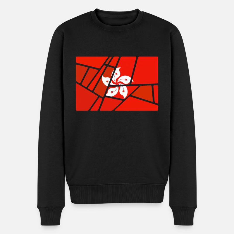 Cadeau pour Hong Kong - Pull Premium bio Homme - noir