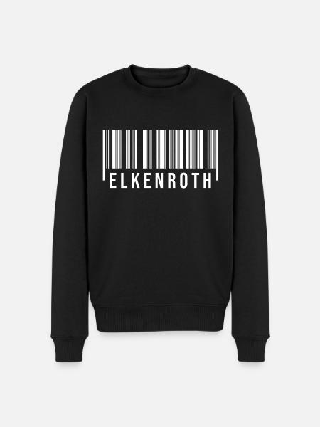Elkenroth Westerwald - Männer Premium Bio Pullover - Schwarz