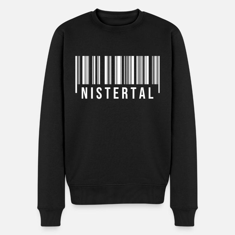Nistertal Westerwald - Männer Premium Bio Pullover - Schwarz