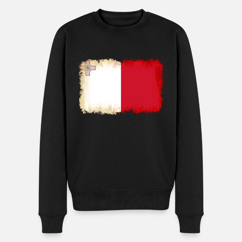 Malte Malte - Pull Premium bio Homme - noir