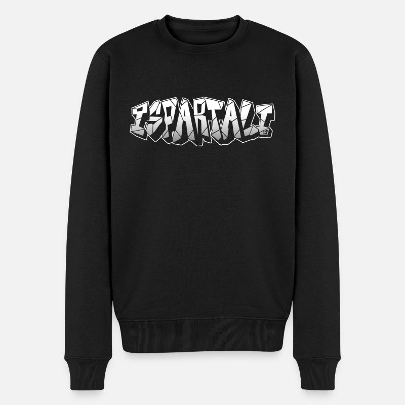 Ispartali - Männer Premium Bio Pullover - Schwarz