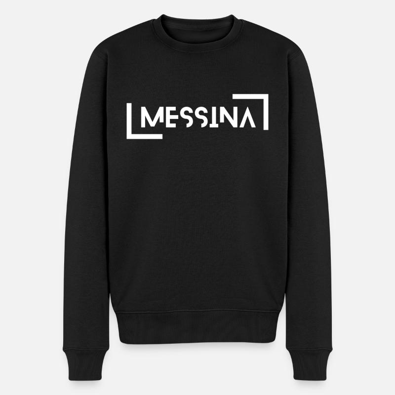 Messine - Pull Premium bio Homme - noir