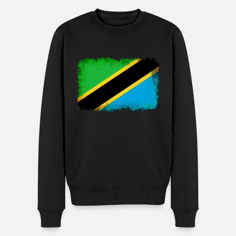 Cadeau pour la Tanzanie - Pull Premium bio Homme - noir